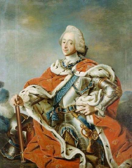 Carl Gustaf Pilo Portrait of King Frederik V of Denmark, Germany oil painting art